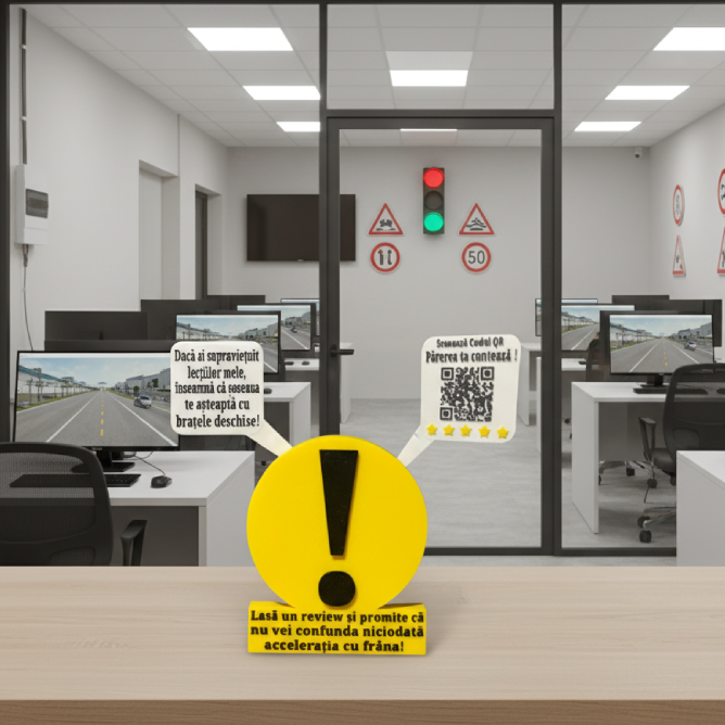 Stand recenzii Google semn incepator scoala auto