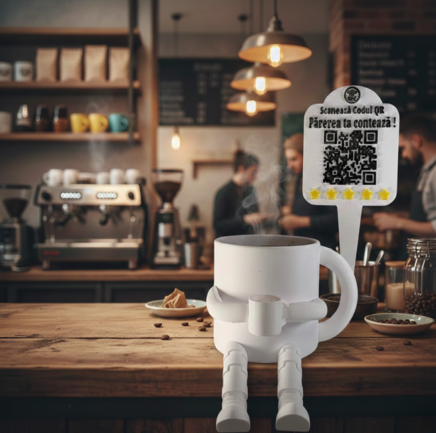 Figurină Cafenea - Recenzii Google 5 Stele